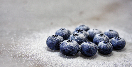 Close up of blueberriesの写真素材