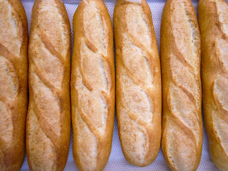 Fresh baguettes, tradiotional French bread