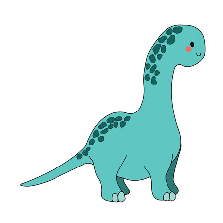 Cute dinosaursのイラスト素材