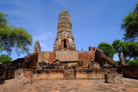 Historical attractions of Thailand in Ayutthayaの写真素材