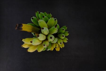 Bananas, tropical fruits that are commonly seenの写真素材