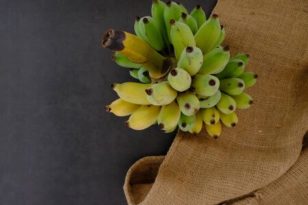 Bananas, fruit that is grown in the tropics.の写真素材