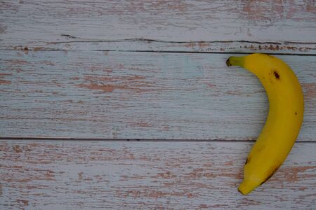 Fresh bananas from the plantation are placed in the kitchen.の写真素材