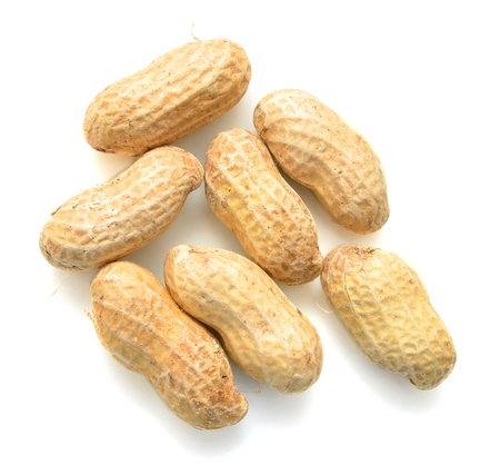 Peanuts isolated on white