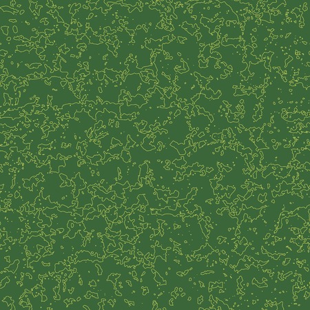Green seamless pattern with yellow linear stainsのイラスト素材