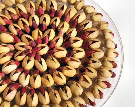 fancy pistachio nutsの写真素材