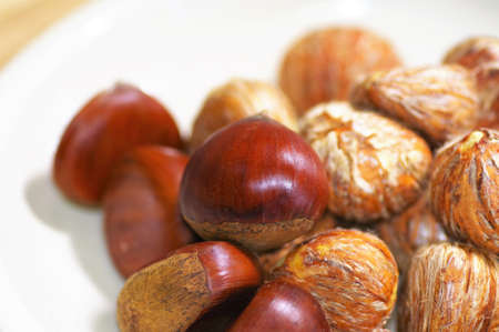Chestnut nutの写真素材