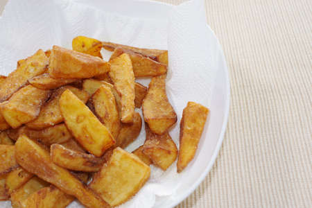 Homemade french friesの写真素材