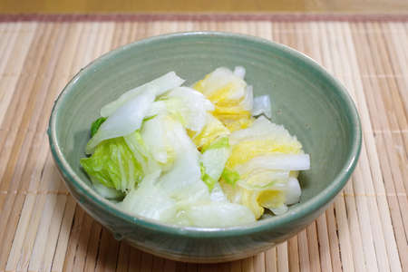 Salted Chinese cabbageの写真素材