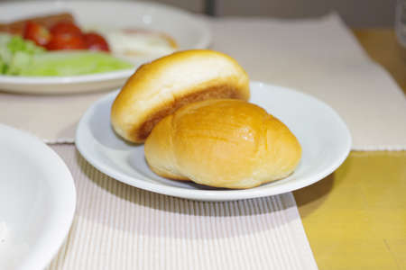 Bread on the plate