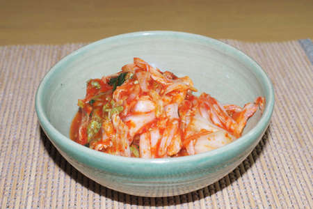 Chinese cabbage kimchiの写真素材