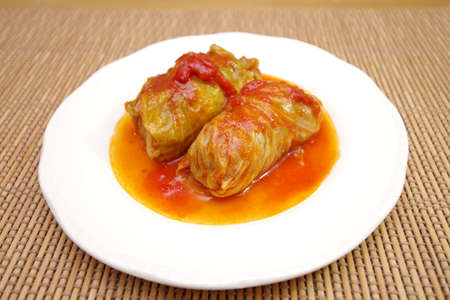 Stewed cabbage rollの写真素材