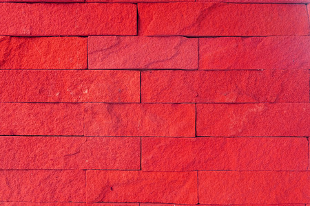 red Sandstone wall  backgroundの写真素材