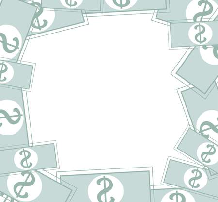 money pastel backgroundのイラスト素材