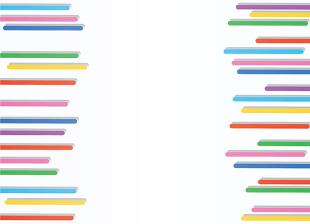 rainbow abstract line backgroundのイラスト素材