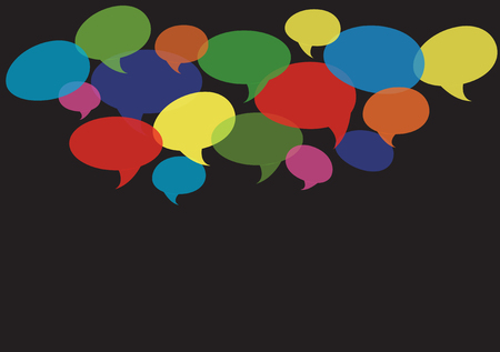 chat symbol , communication  background vectorのイラスト素材