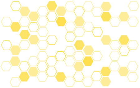 Bee Hive Honeycomb Background Illustrationのイラスト素材 イメージマート