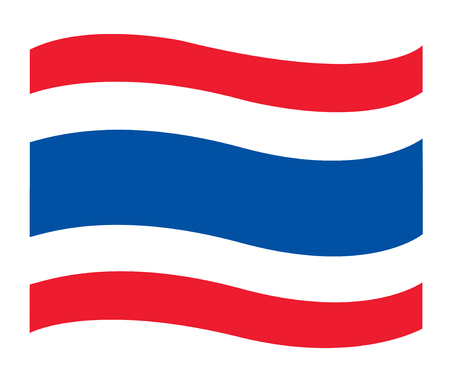 Thailand flag icon.のイラスト素材