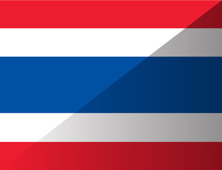 Thailand flag icon.のイラスト素材