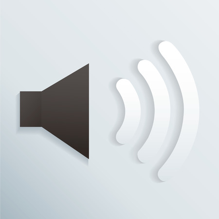 Loudspeaker icon vector illustration.のイラスト素材