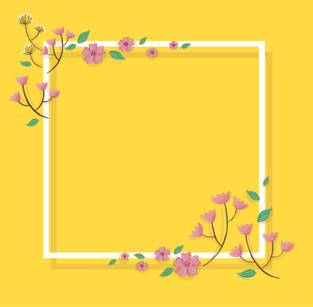 Pink pastel flower  patternのイラスト素材