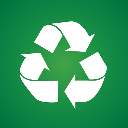 Recycle icon symbol vector illustrationのイラスト素材