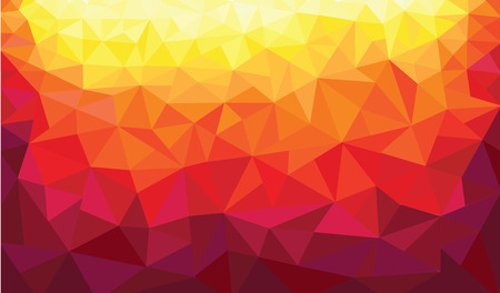 Abstract triangle warm colorsのイラスト素材