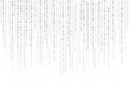 Abstract Technology Background. binary data and streaming binary code background. vector illustrationのイラスト素材