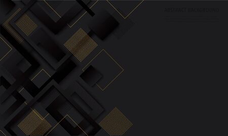 modern black square gradient trendy background vector illustration EPS10のイラスト素材