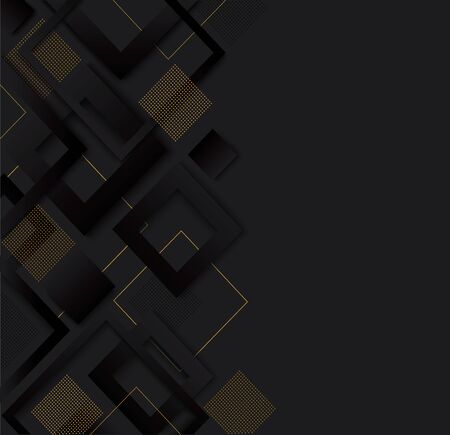 modern black square gradient trendy background vector illustration EPS10のイラスト素材