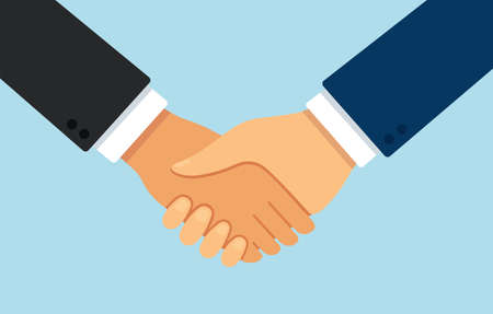 icon handshake,business handshake, partnership and agreement symbolのイラスト素材