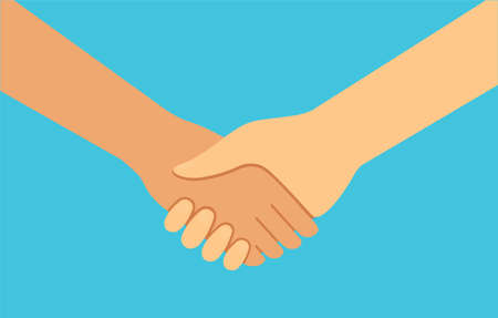 icon handshake,business handshake, partnership and agreement symbolのイラスト素材