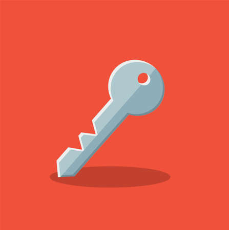 Key icon symbol. protection and security signのイラスト素材