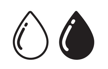 water flat icon. vector illustrationのイラスト素材