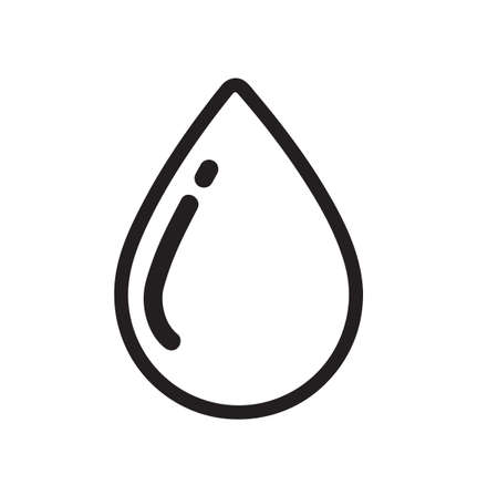 water flat icon. vector illustrationのイラスト素材