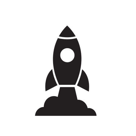 rocket launch. start-up symbol vector illustrationのイラスト素材