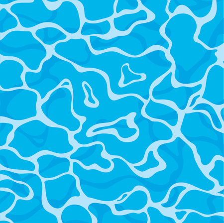 Texture of water. Blue water texture background in vector illustrationのイラスト素材