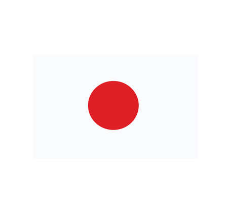 Japan flag. vector illustrationのイラスト素材