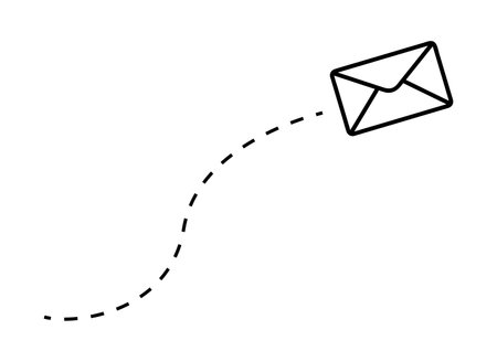 Envelope Mail icon. vector illustrationのイラスト素材