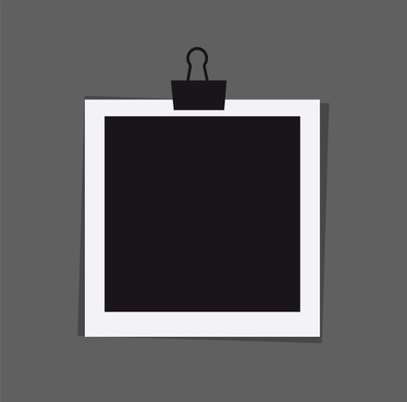 empty photo frame vector illustrationのイラスト素材