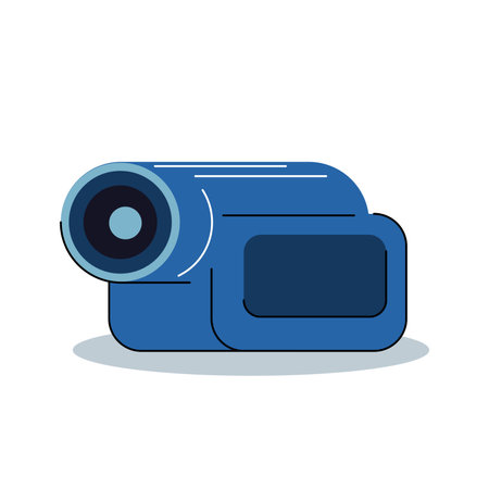 Camera element isolated vector illustrationのイラスト素材