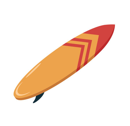 surfboard cartoon vector illustrationのイラスト素材