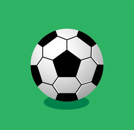 football ball isolated vector illustrationのイラスト素材