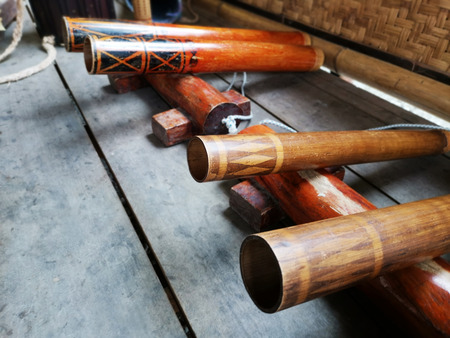 Aboriginal bamboo musical instrumentsの写真素材