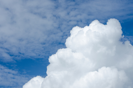 Clouds with bright sky Can be edited or added to your work.の写真素材
