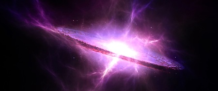 Planets and galaxies, science fiction wallpaper. Beauty of deep space. Billions of galaxies in the...