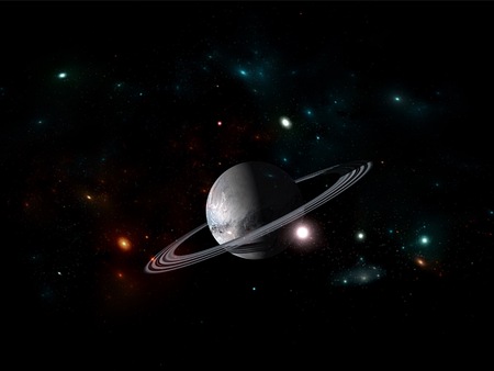 Planets and galaxies, science fiction wallpaper. Beauty of deep space. Billions of galaxies in the universe Cosmic art backgroundの写真素材