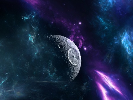 Planets and galaxy, science fiction wallpaper. Beauty of deep space. Billions of galaxy in the universe Cosmic art backgroundの写真素材