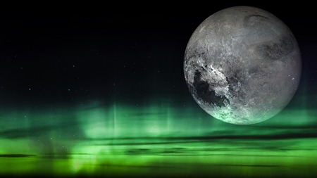 Planets and galaxy, science fiction wallpaper. Beauty of deep space. Billions of galaxy in the...