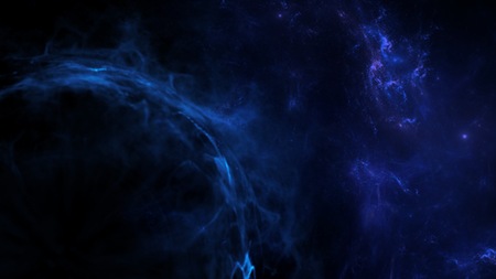 Planets and galaxy, science fiction wallpaper. Beauty of deep space. Billions of galaxy in the...